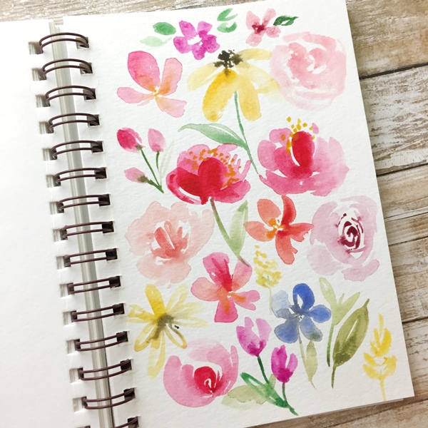 Misc water color journals and good assorted brushes